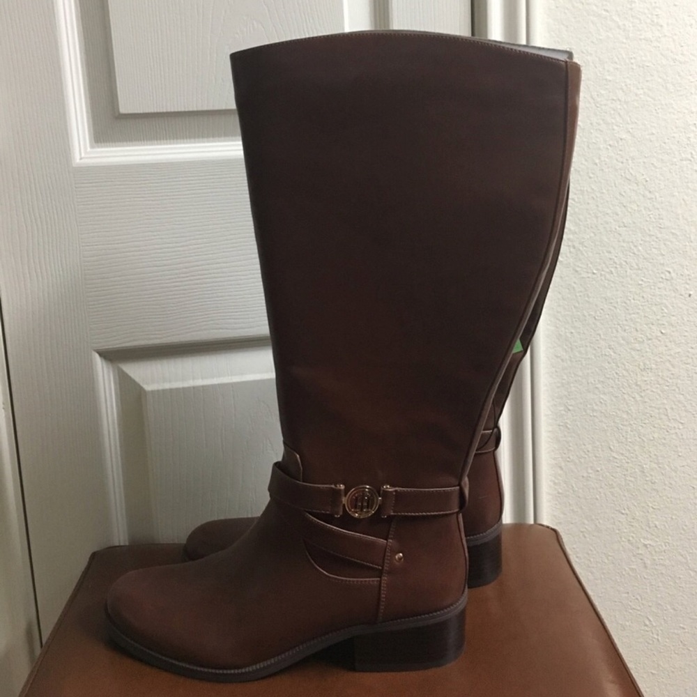 Tommy Hilfiger Wide Calf Riding Boots